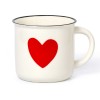 κουζινα - Κούπα  Κόκκινη Καρδιά Cup-Puccino  Πορσελάνινη Legami  CUP0056  Οικιακά - Είδη Σπιτιού